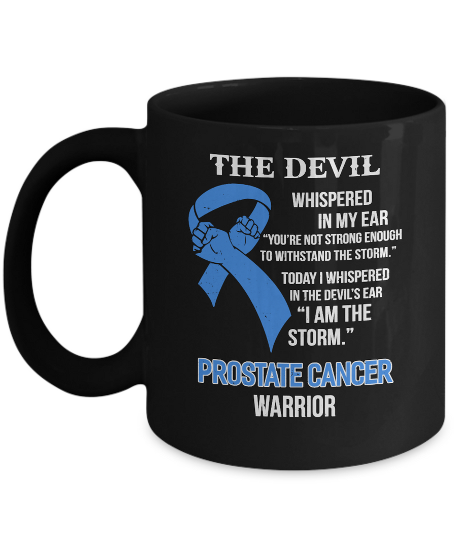 I Am The Storm Support Prostate Cancer Awareness Mug-Coffee Mug-11oz Mug-Black