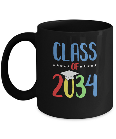 Grow With Me First Day Of School Class Of 2034 Mug-Coffee Mug-11oz Mug-Black