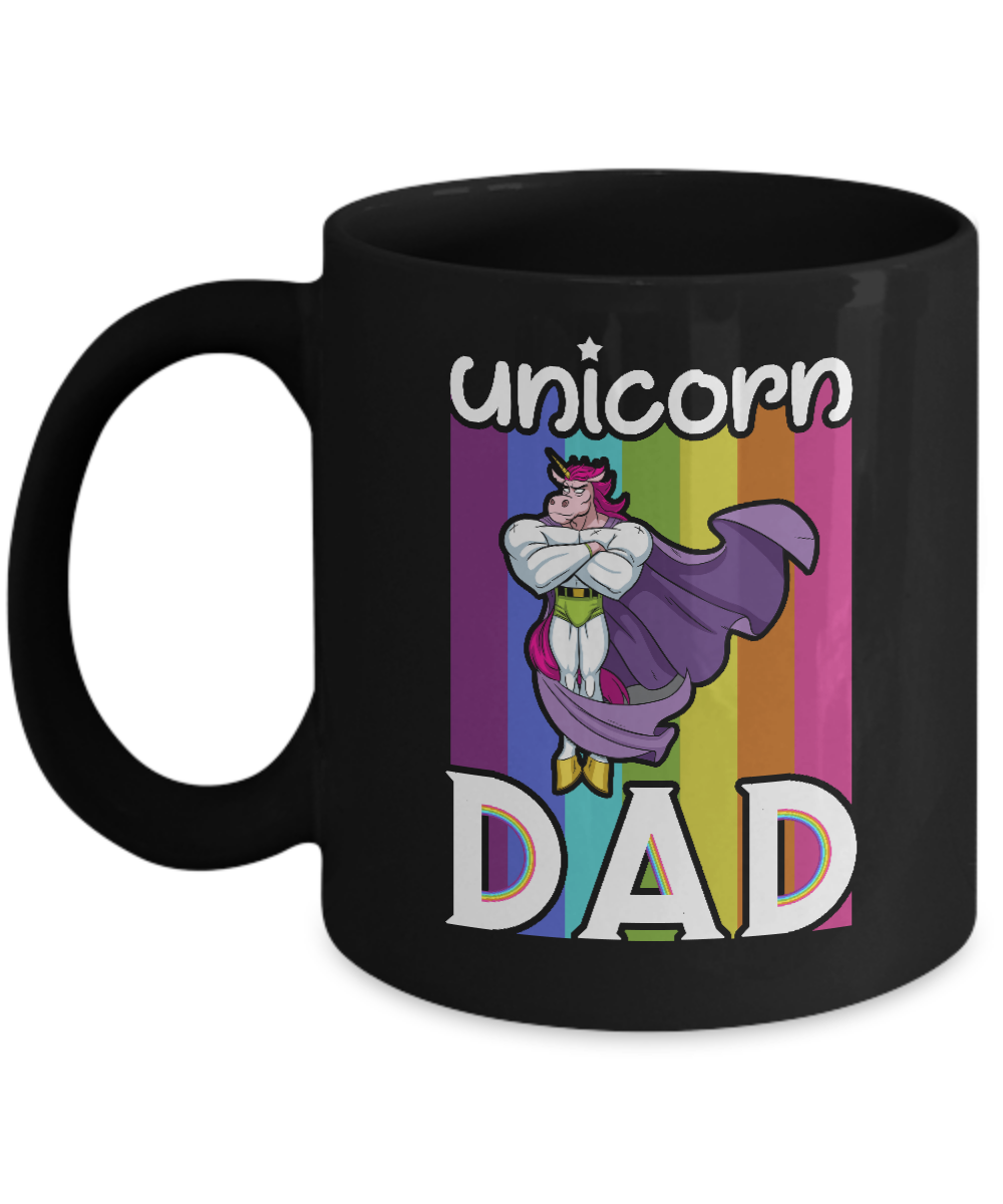 Funny Unicorn Dad Mug
