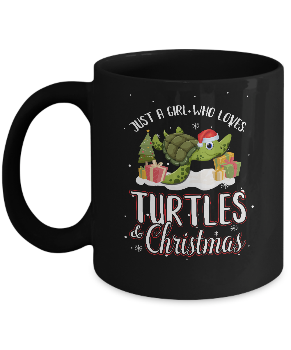 Just A Girl Who Loves Turtles And Christmas Mug
