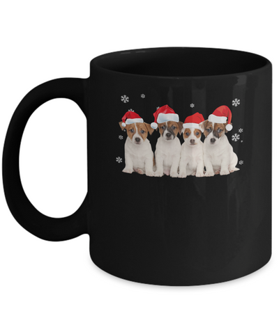 Funny Beagle Puppies Christmas Dog Gift Mug-Coffee Mug-11oz Mug-Black