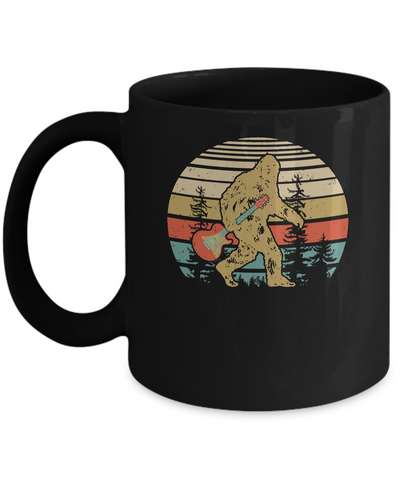 Vintage Bigfoot Electric Guitar Mug-Coffee Mug-11oz Mug-Black