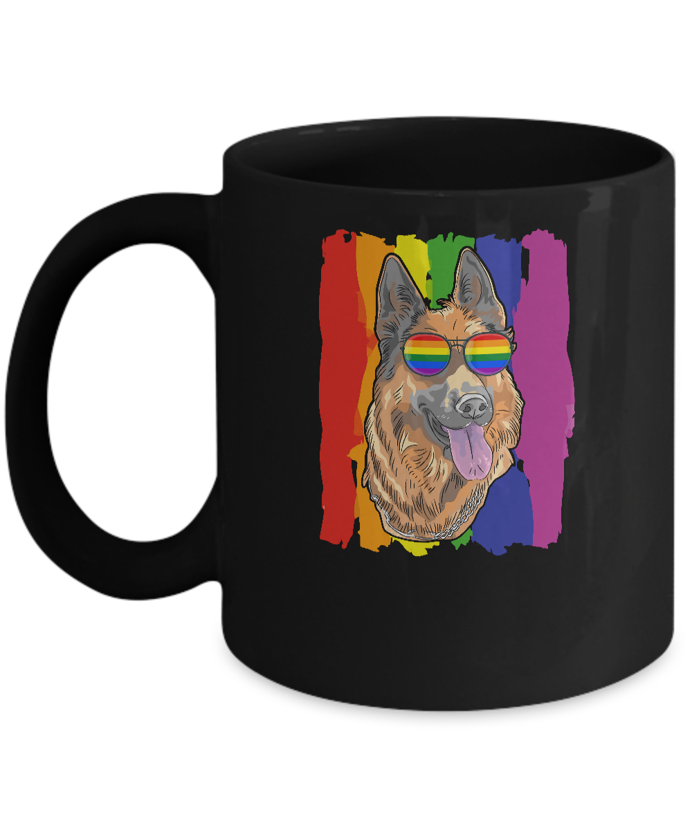 Funny German Shepherd LGBT LGBT Pride Gifts Mug