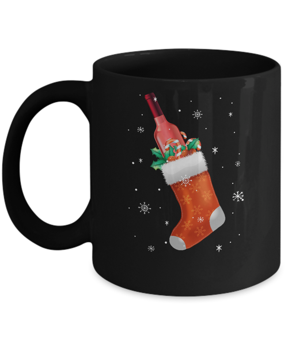 Best Gift Christmas For Winer Drinking Wine Lover Mug-Coffee Mug-11oz Mug-Black