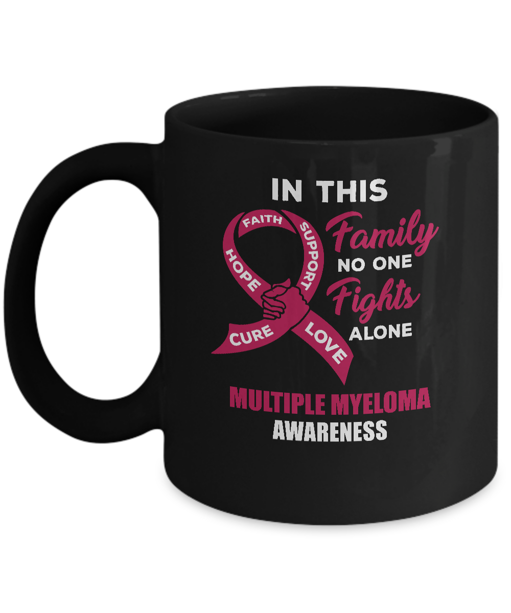 In This School No One Fights Multiple Myeloma Alone Mug-Coffee Mug-11oz Mug-Black