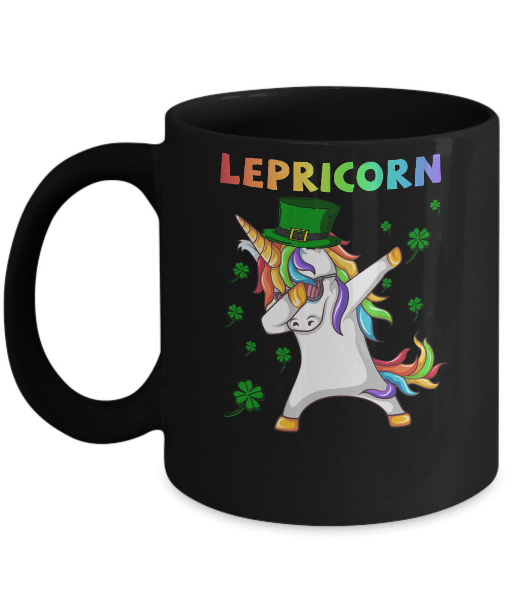 Dabbing Lepricorn Unicorn St Patricks Day Gift Mug