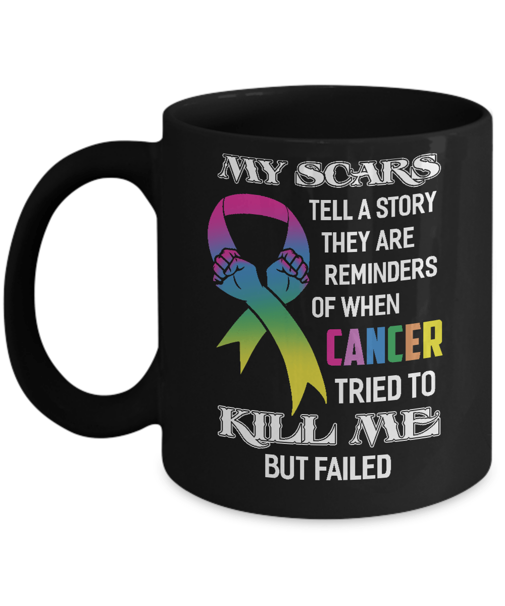 Cancer Survivors They Are Reminders Of When Cancer Tried To Kill Me Mug-Coffee Mug-11oz Mug-Black