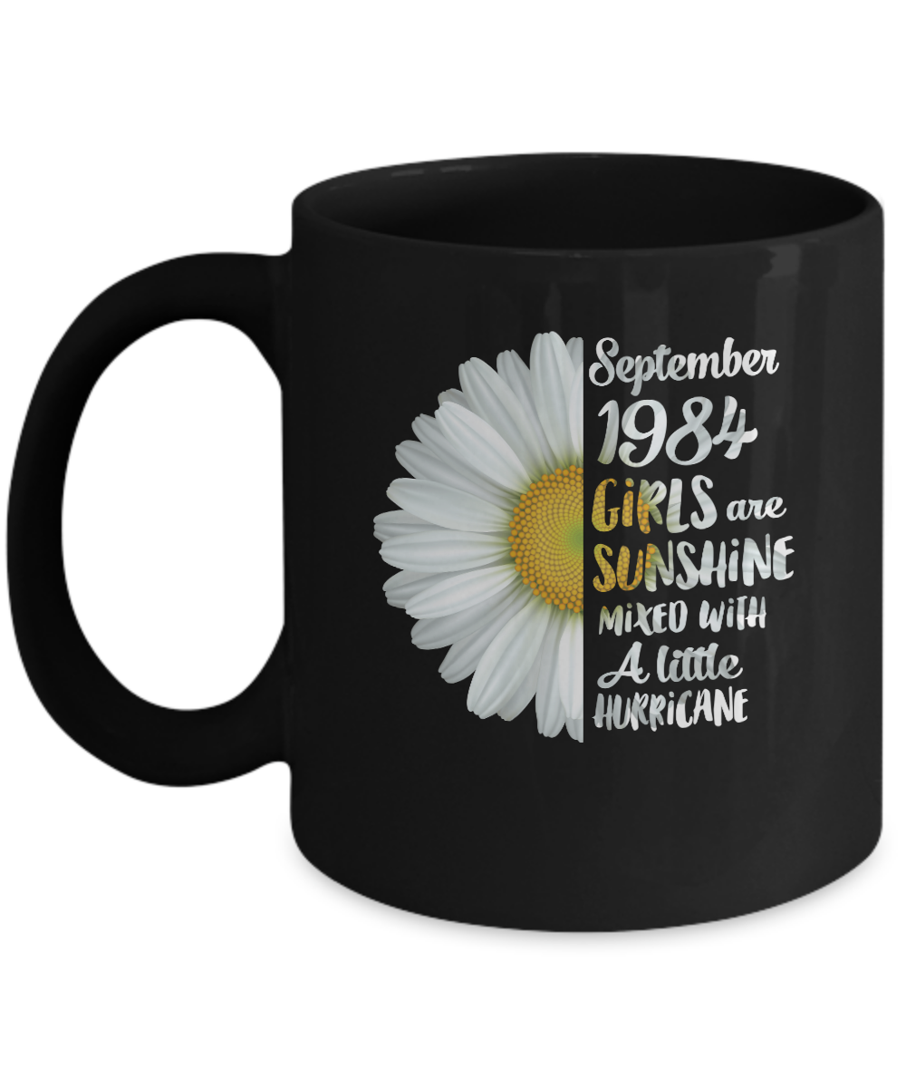 September Girls 1984 37th Birthday Gifts Mug-Coffee Mug-11oz Mug-Black