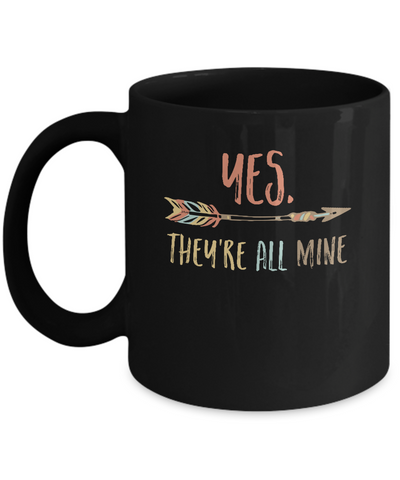 Yes They're All Mine Mug-Coffee Mug-11oz Mug-Black