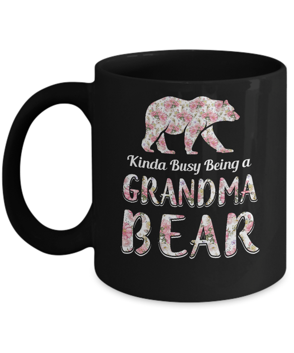 Grandma Bear Dinosaur Kinda Busy Being A Grandmabear Mug