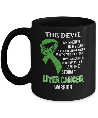 I Am The Storm Support Liver Cancer Awareness Mug-Coffee Mug-11oz Mug-Black