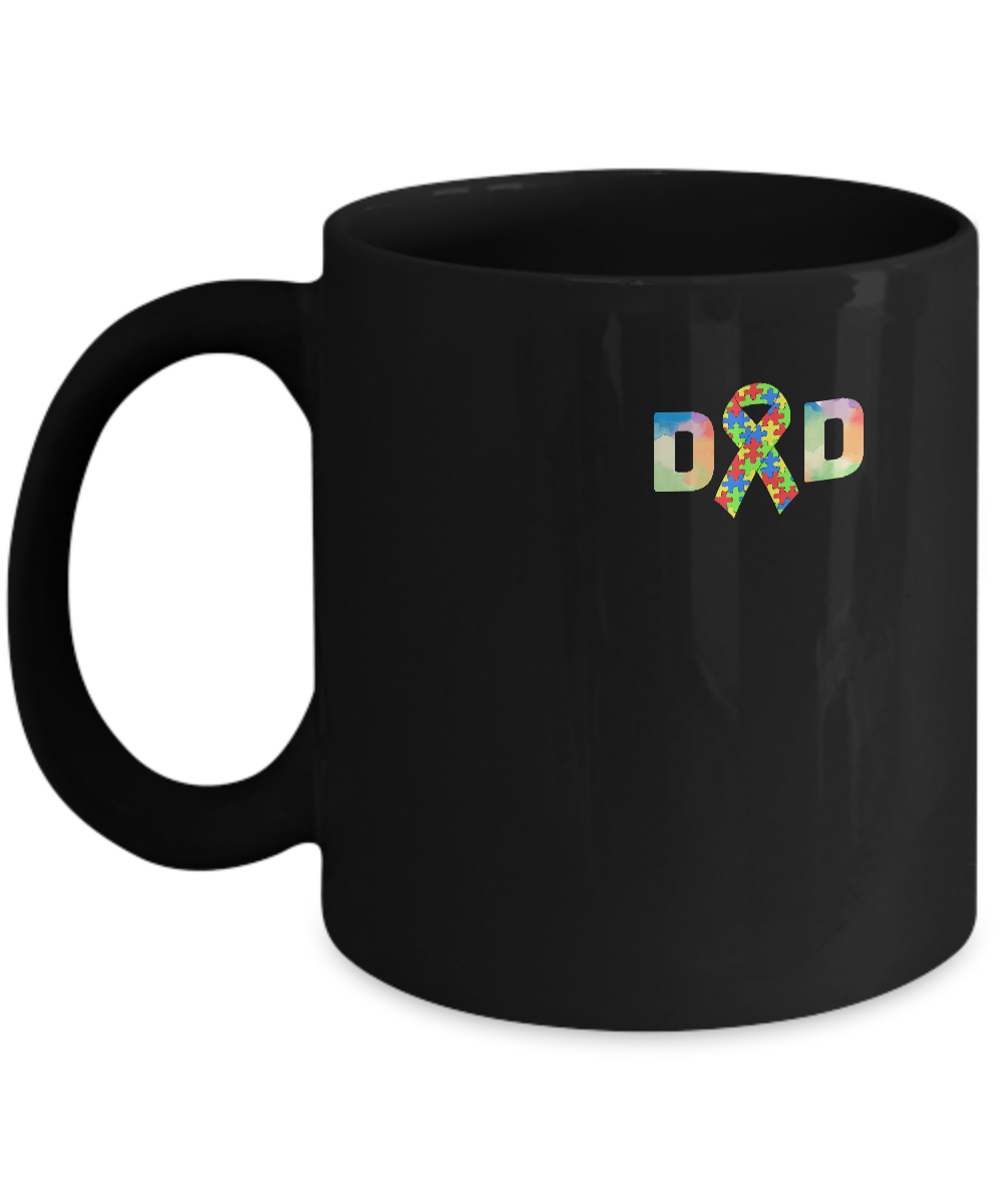 Autism Dad Support Awareness Autistic Parents Gifts Mug