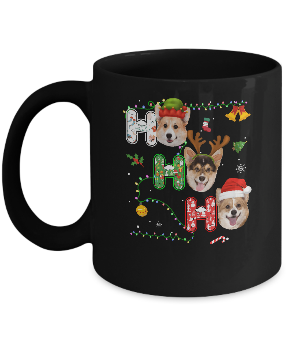 Christmas Ho Ho Ho Corgi Lover Funny Xmas Gift Mug
