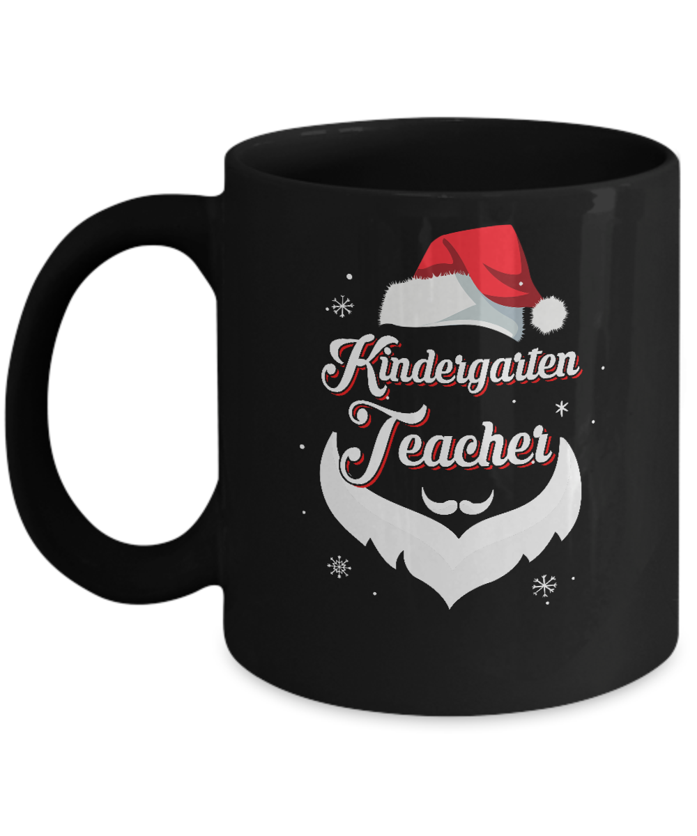 Kindergarten Teacher Claus Matching Christmas Santa Mug
