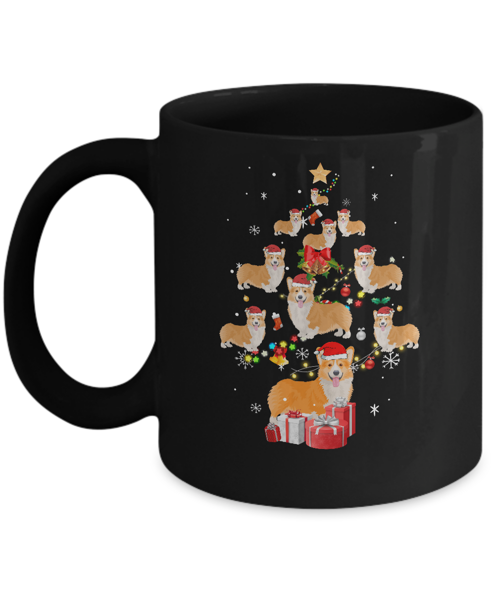 Cute Corgi Christmas Tree Dogs Lover Mug