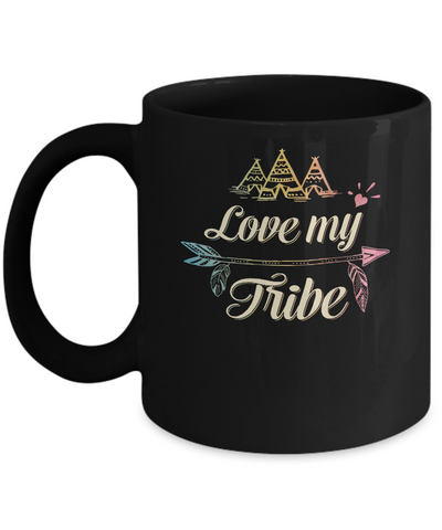 Love My Tribe Mug-Coffee Mug-11oz Mug-Black