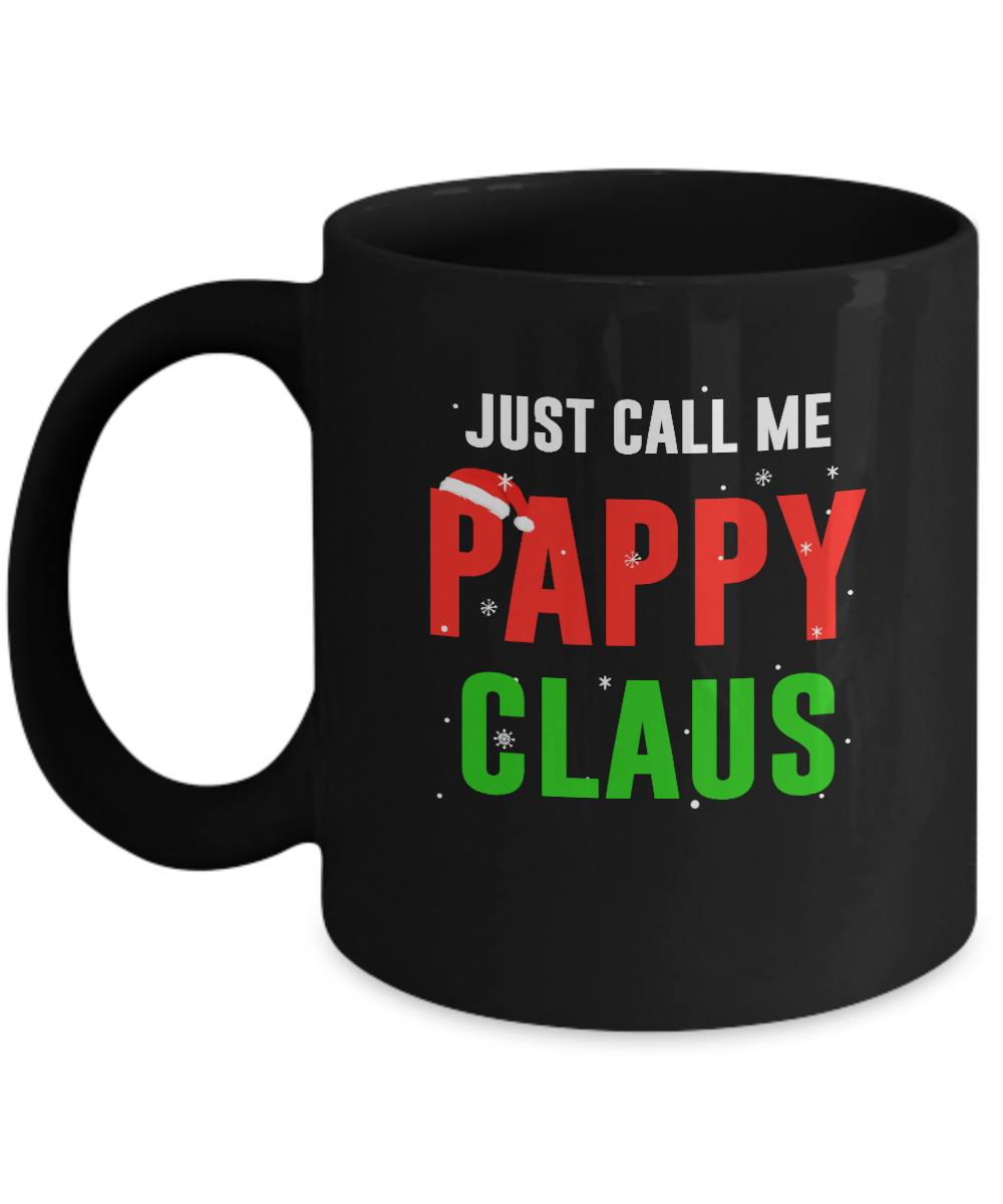 Santa Pappy Claus Matching Family Christmas Pajamas Mug-Coffee Mug-11oz Mug-Black