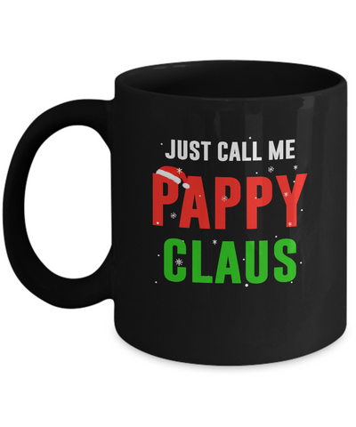 Santa Pappy Claus Matching Family Christmas Pajamas Mug-Coffee Mug-11oz Mug-Black