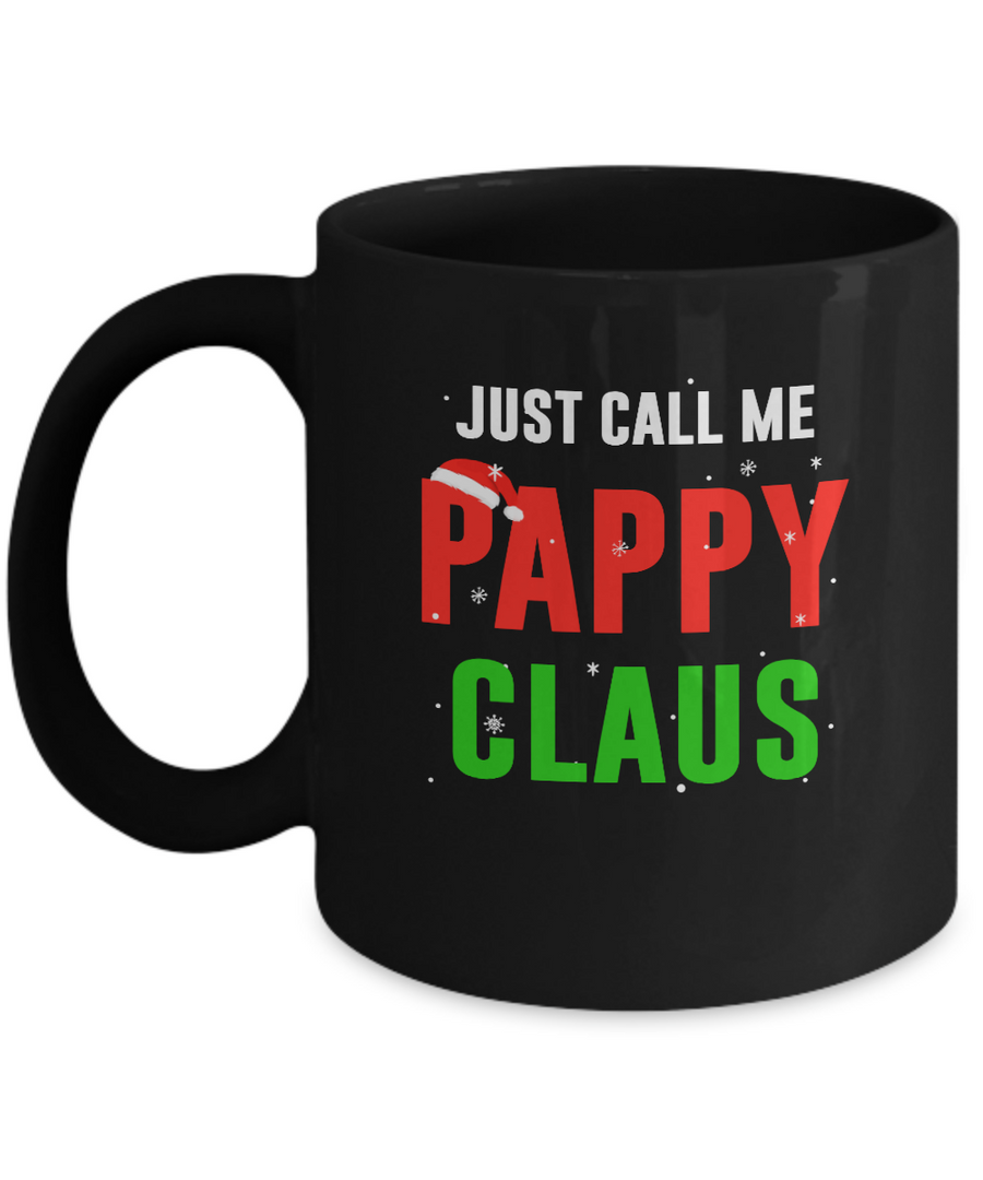 Santa Pappy Claus Matching Family Christmas Pajamas Mug-Coffee Mug-11oz Mug-Black
