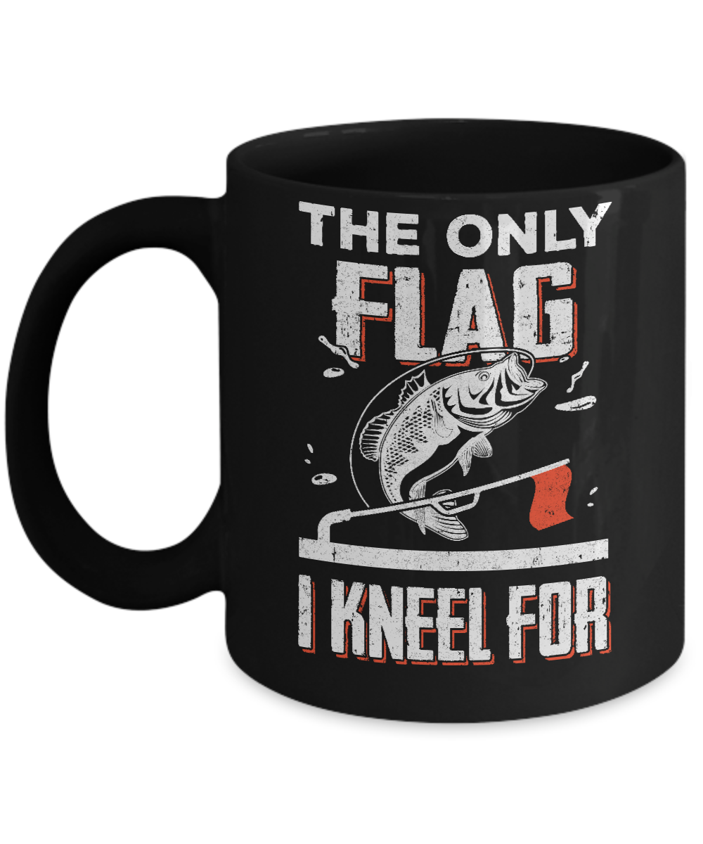 The Only Flag I Kneel For Wahoo ono Fish Fishing Mug