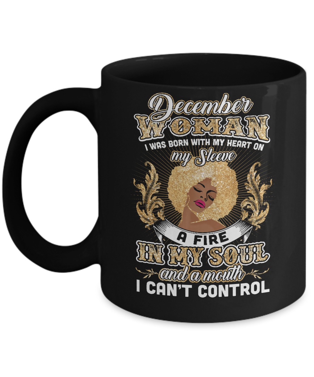 I'm A December Woman Funny Birthday Mug-Coffee Mug-11oz Mug-Black