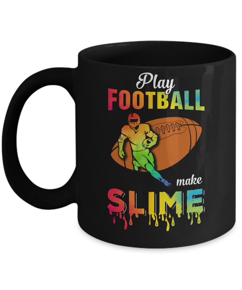 Play Football Make Slime Watercolor For Girl Women Mug-Coffee Mug-11oz Mug-Black