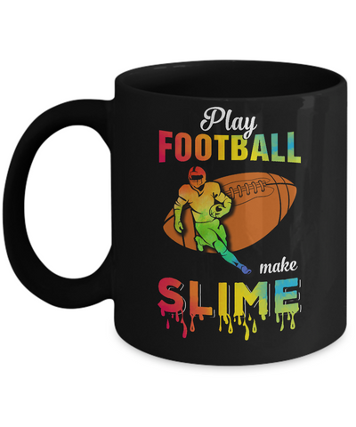 Play Football Make Slime Watercolor For Girl Women Mug-Coffee Mug-11oz Mug-Black