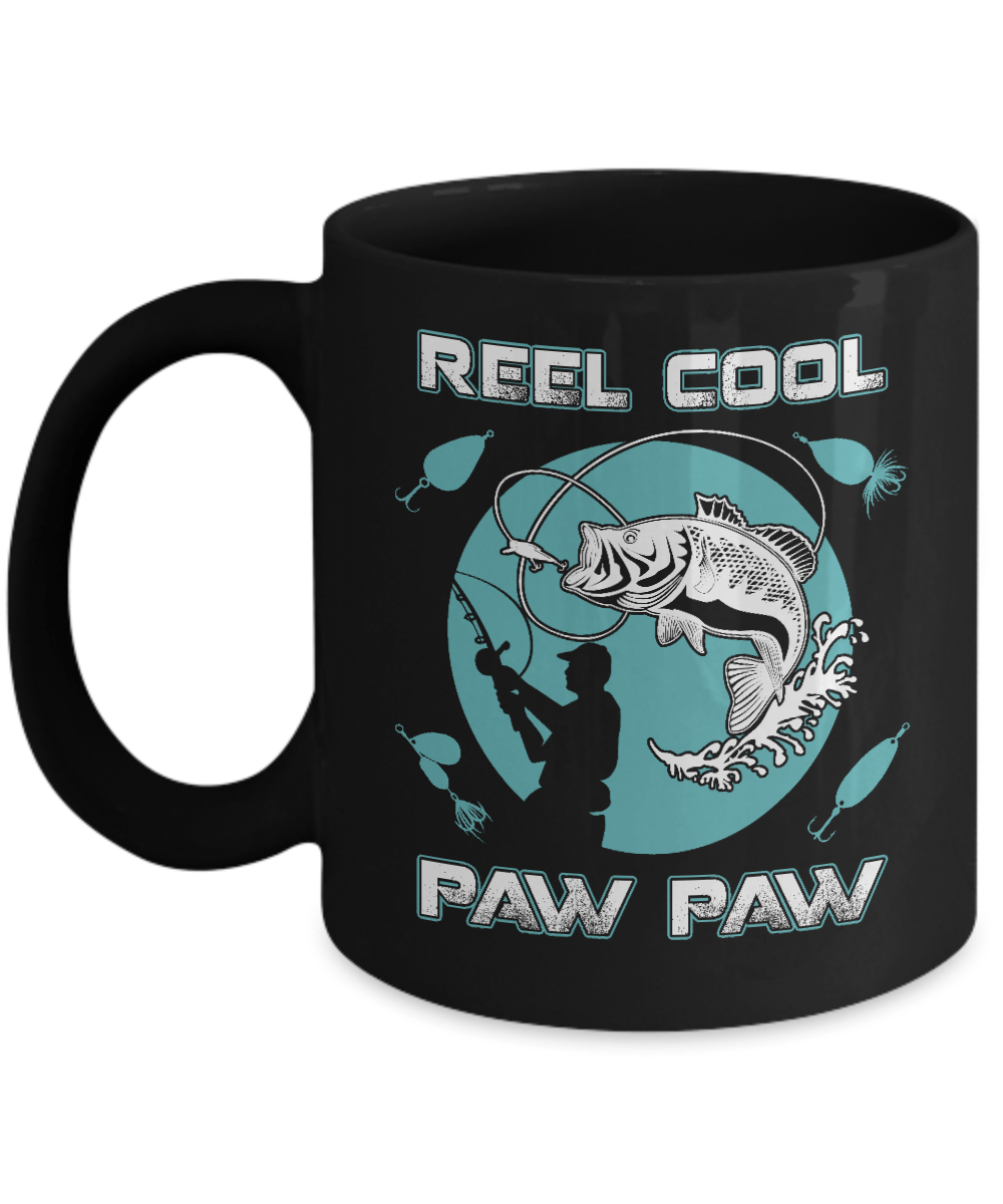 Reel Cool Paw Paw Mug-Coffee Mug-11oz Mug-Black