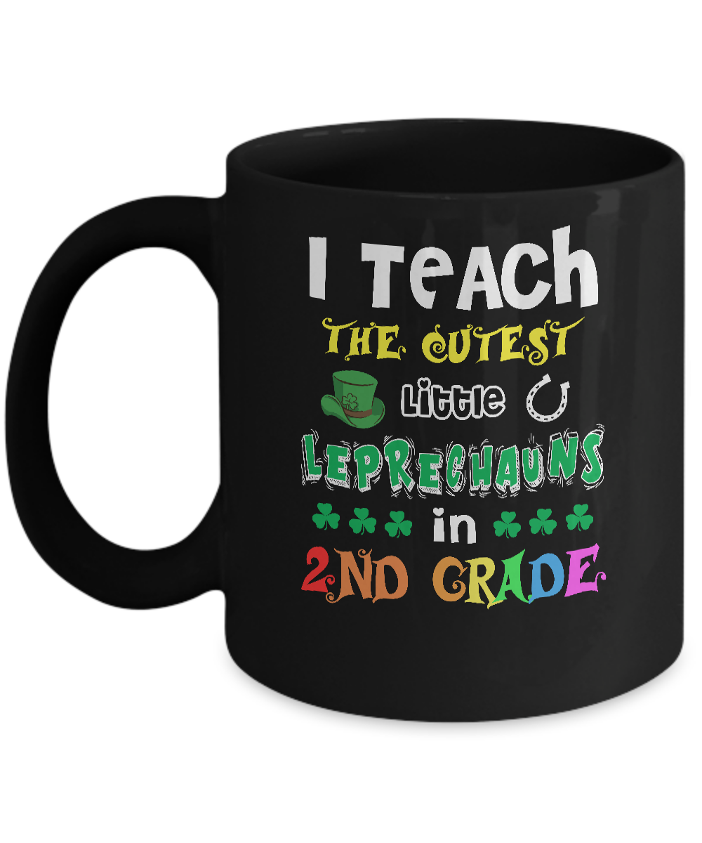 I Teach Cutest Leprechauns 2nd Grade Teacher St Patricks Day Mug