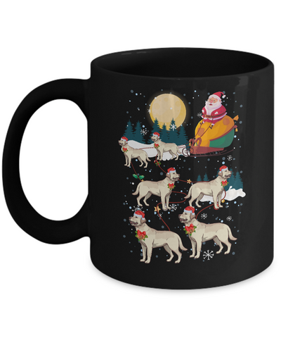 Dog Reindeer Labrador Christmas Gift Mug-Coffee Mug-11oz Mug-Black