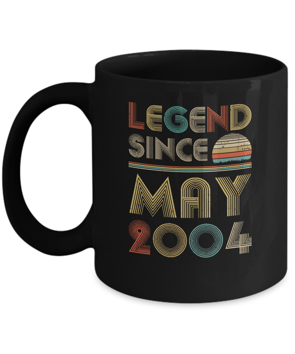 Legend Since May 2004 Vintage 18th Birthday Gifts Mug