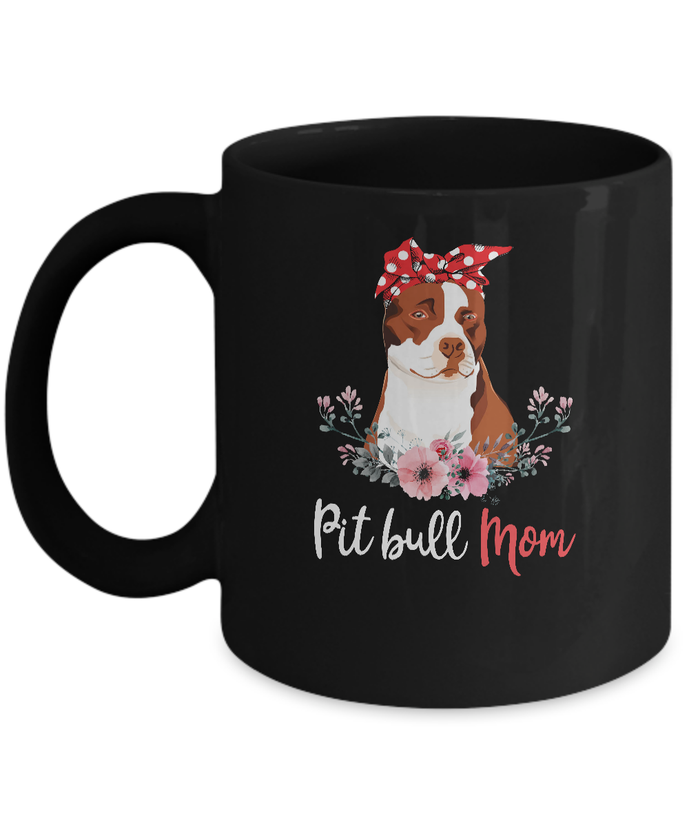 Pitbull Mom Gift For Women Dog Lover Mug