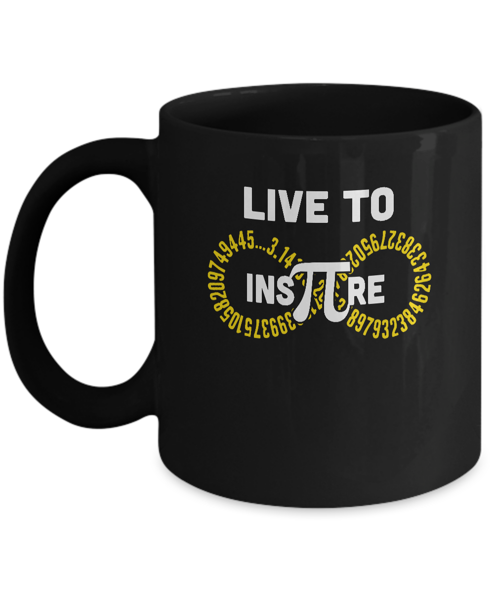 Student Teacher Live To Inspire Pi Day Gift Mug