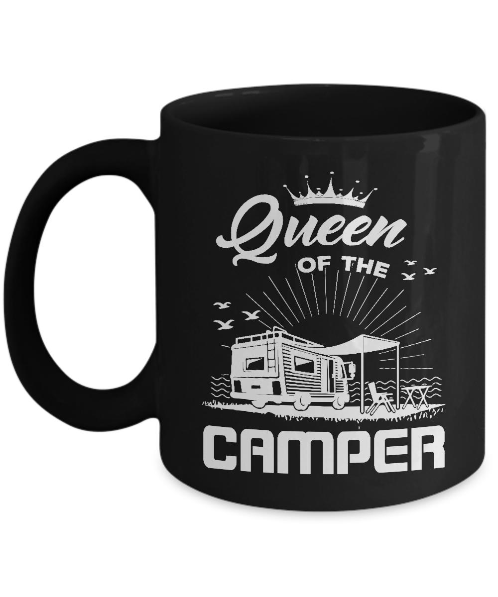 Queen Of The Camper Mug-Coffee Mug-11oz Mug-Black