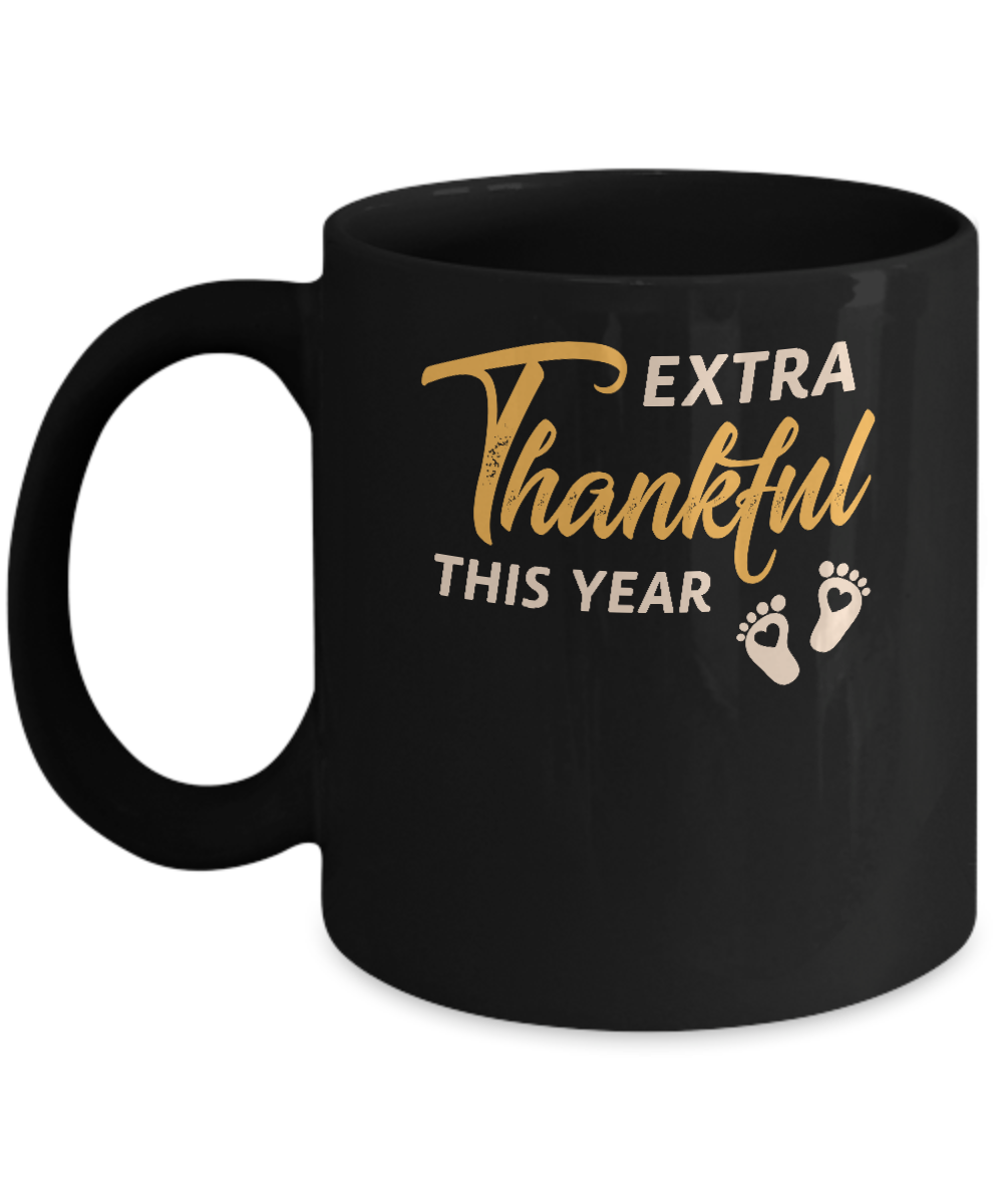 Extra Thankful This Year Pregnant Thanksgiving Mug