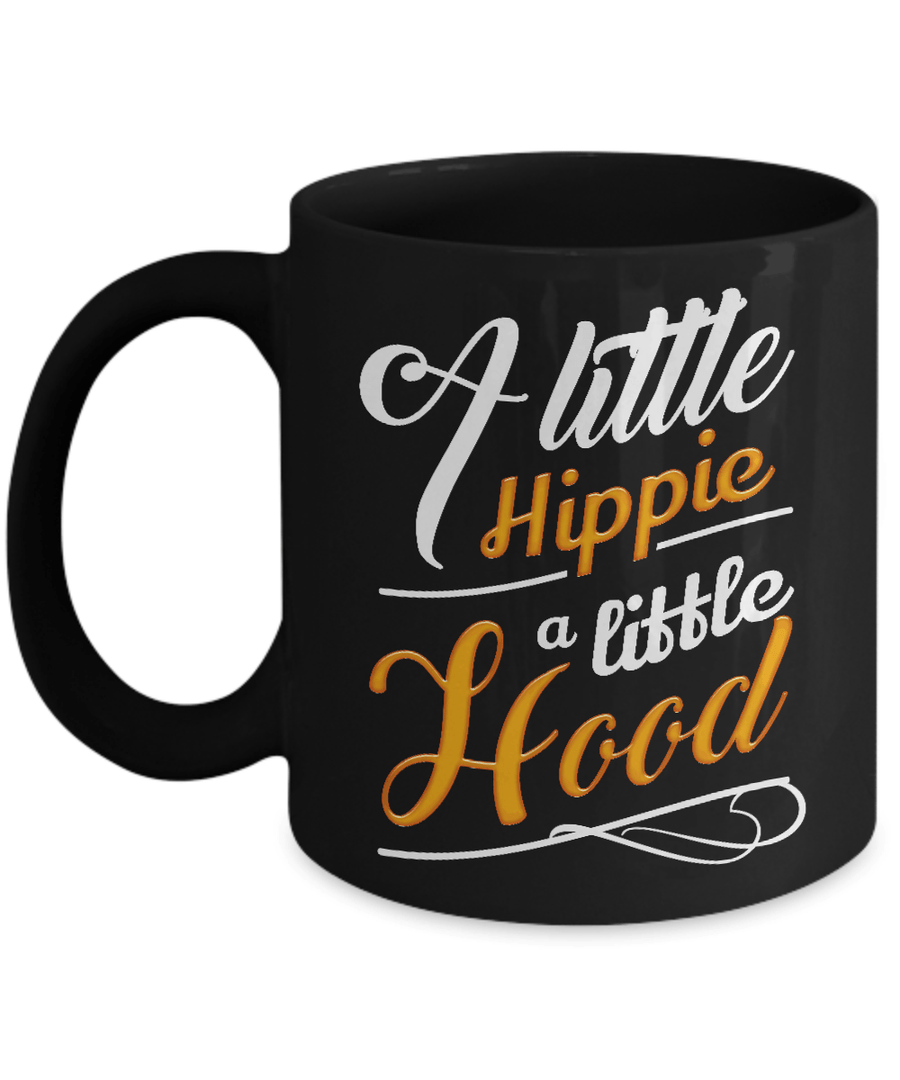 A Little A Little Hood Mug-Coffee Mug-11oz Mug-Black