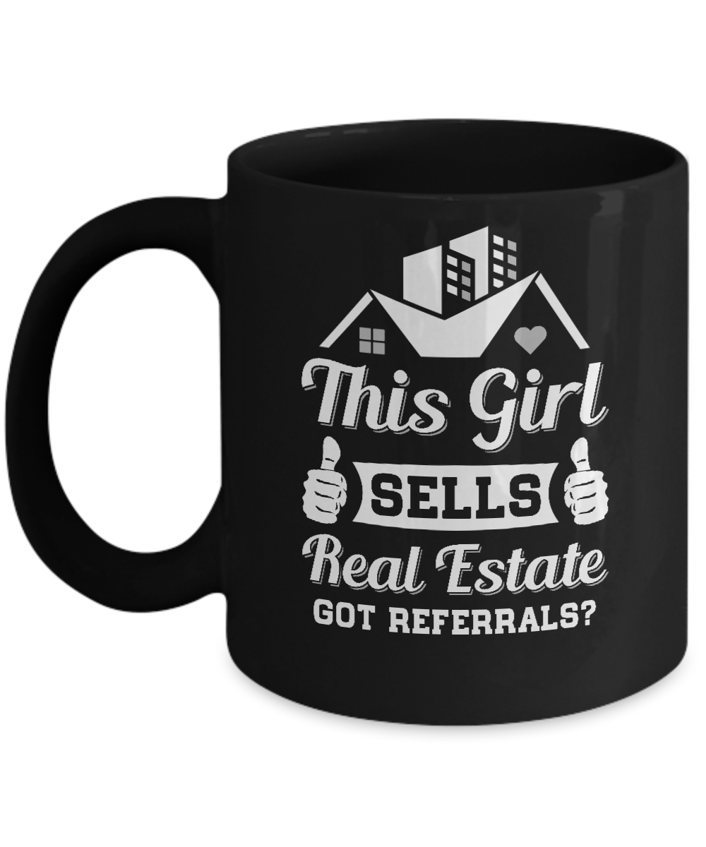 This Girl Sells Real Estate Mug