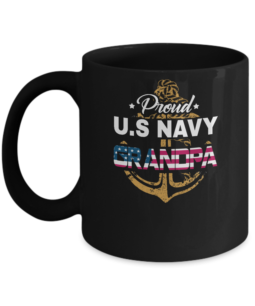 Proud US Navy Grandpa Mug