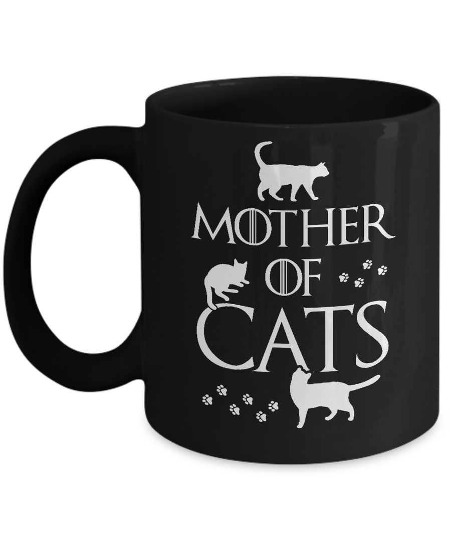 Mother Of Cats For Cat Lovers Mug-Coffee Mug-11oz Mug-Black