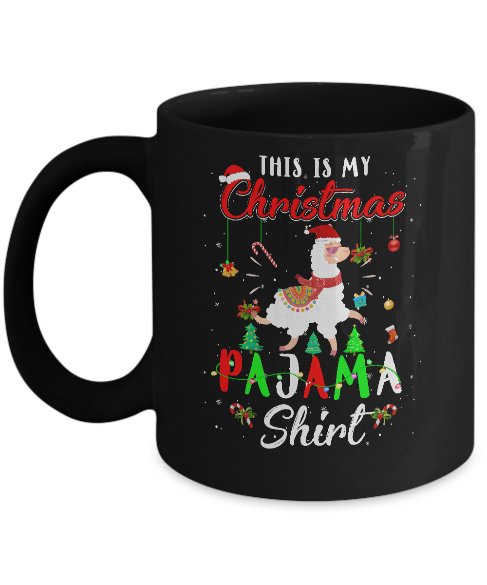 This Is My Christmas Pajama Llama Christmas Gifts Mug