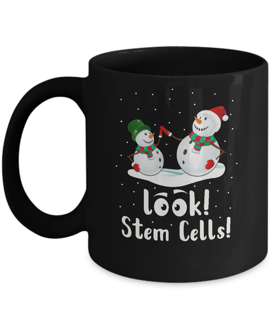Look Stem Cells Funny Science Xmas Christmas Gifts Mug-Coffee Mug-11oz Mug-Black