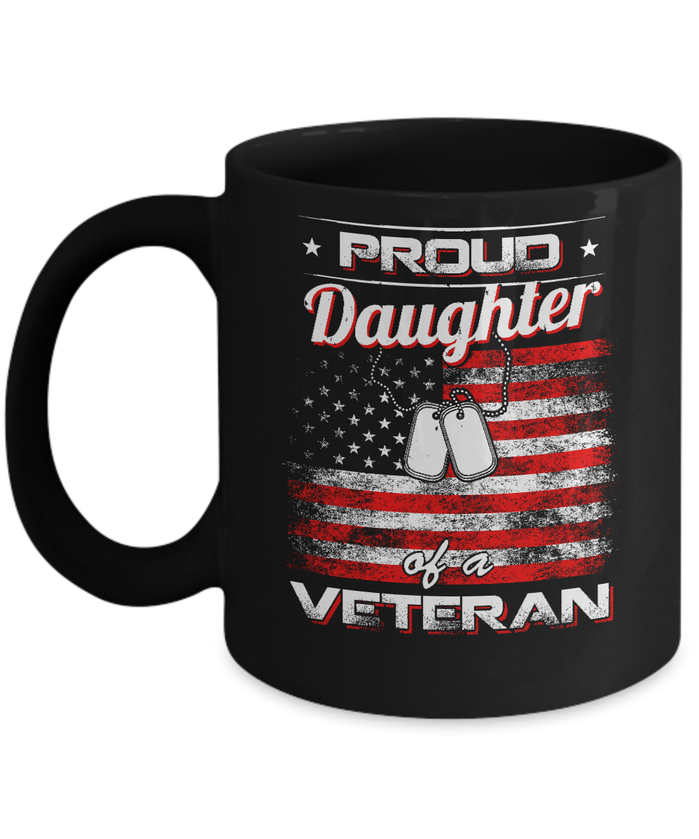 Proud Daughter Of A Veteran Mug