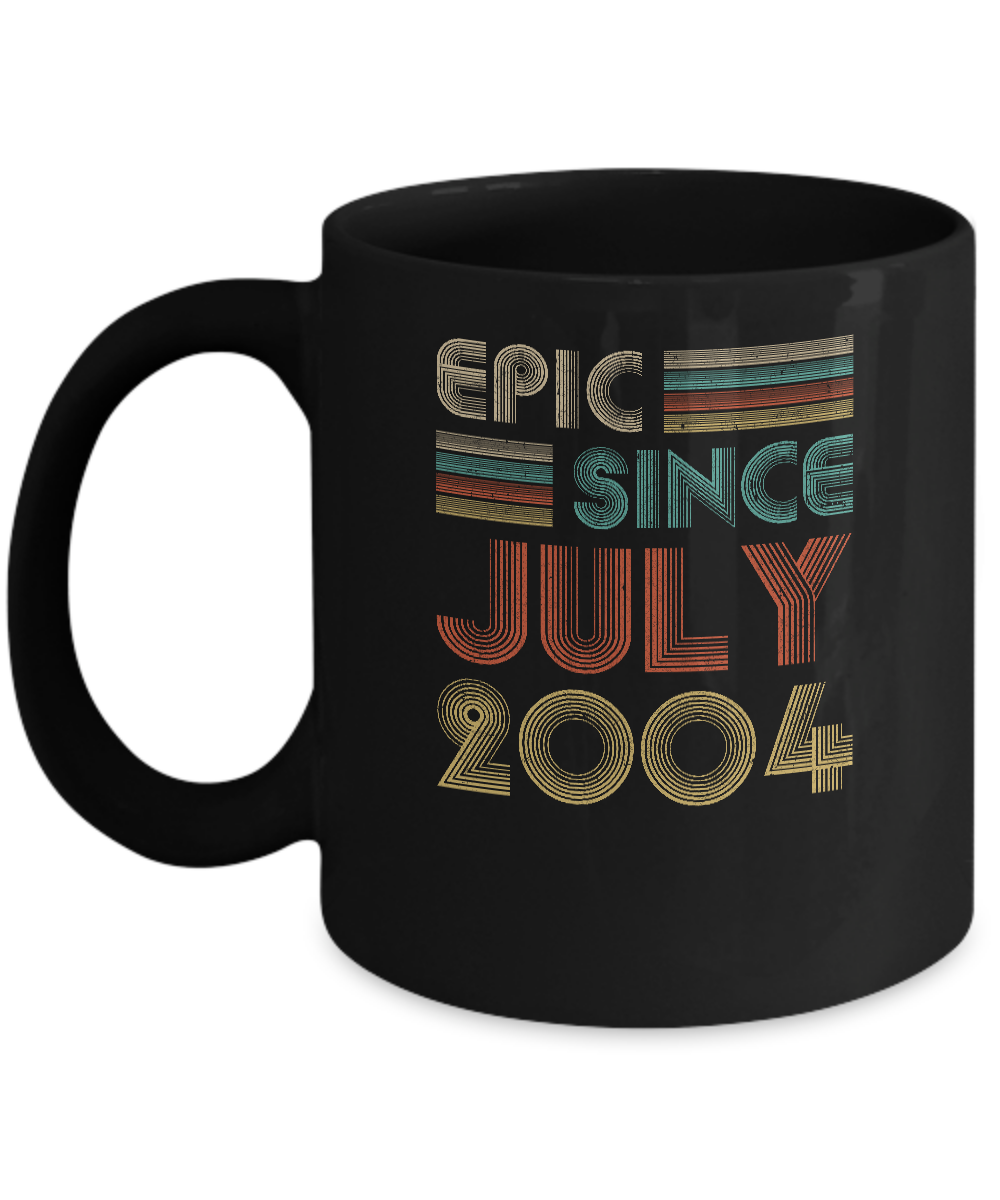 Epic Since July 2004 Vintage 18th Birthday Gifts Mug