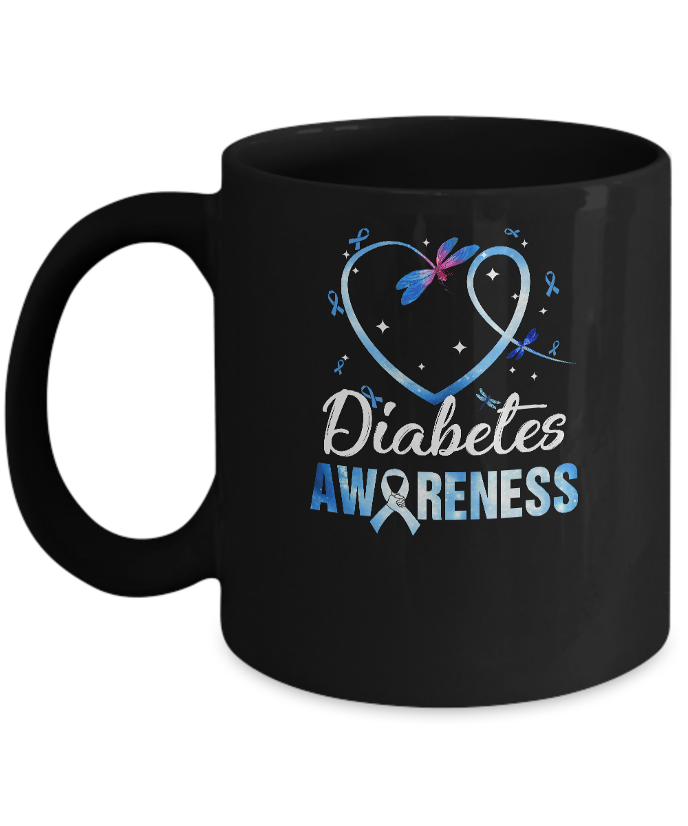 Dragonfly Diabetes Awareness Mug