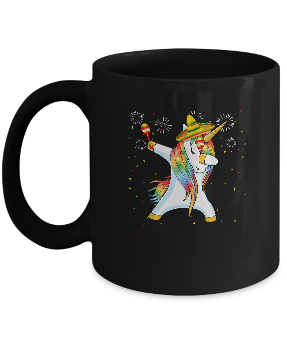 Unicorn Dabbing Cinco De Mayo Kids Gifts Mug