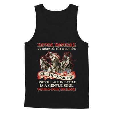 Knight Templar Never Mistake My Kindness For Weakness-T-Shirt & Hoodie-Unisex Tank-Black