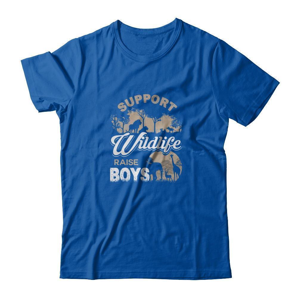 Support Wildlife Raise Boys-T-Shirt & Tank Top-Premium T-Shirt-Royal