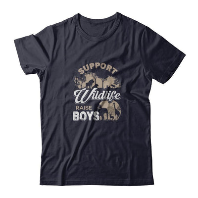 Support Wildlife Raise Boys-T-Shirt & Tank Top-Premium T-Shirt-Midnight Navy