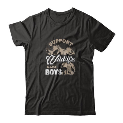 Support Wildlife Raise Boys-T-Shirt & Tank Top-Premium T-Shirt-Black