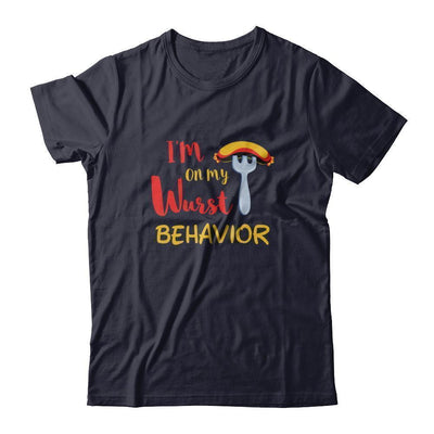 Wurst Behavior Oktoberfest German-T-Shirt & Tank Top-Premium T-Shirt-Midnight Navy